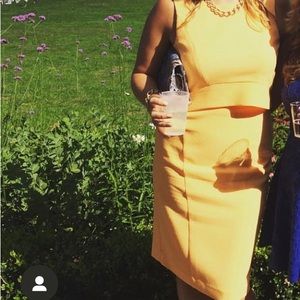 Black Halo 2 Piece Skirt Set